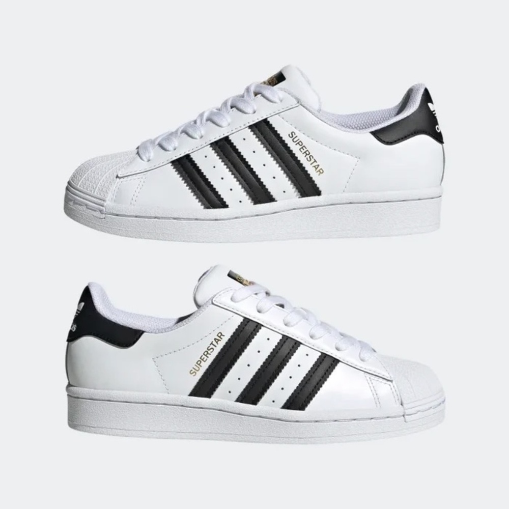 Adidas Kids' Superstar Shoes - Cloud White / Core Black